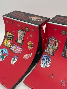 Vintage Tech Deck Skateboards Quarter Pipe Ramps - Set of 2